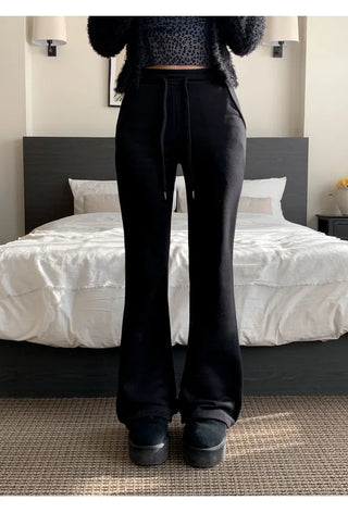 Planning Milk Slim Fit Flared Training Pants - 8 Colors