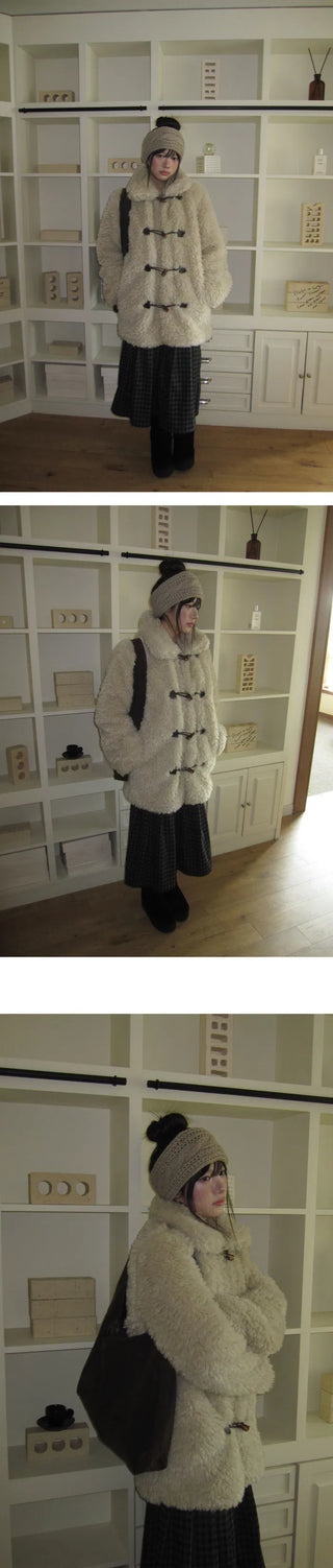 Half Tteokbokki Duffle Coat - 2 colors