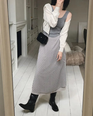 Checked skirt - 2 sizes