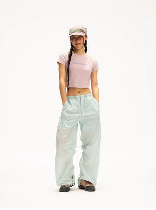 [Monterest] Quick-Dry Slim Fit Crop Logo Tee