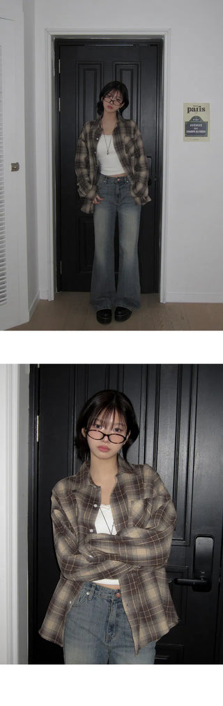 Semi-wide Flared pants