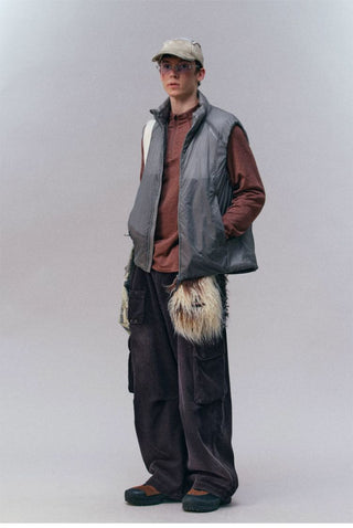 [Monterest] Washed Corduroy Wide Leg Work Pants