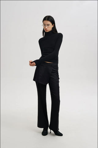 [MASONPRINCE] Seamless Cashmere Blend Layer Shirt