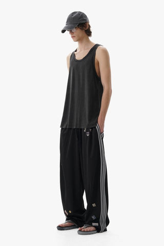[MASONPRINCE] Washed Ribbed  Sleeveless Top