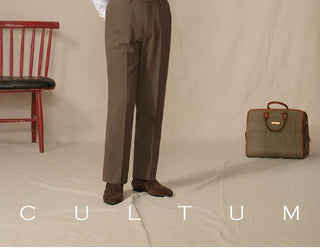 [CULTUM] Italian Pointed Collar Button-Down Shirt
