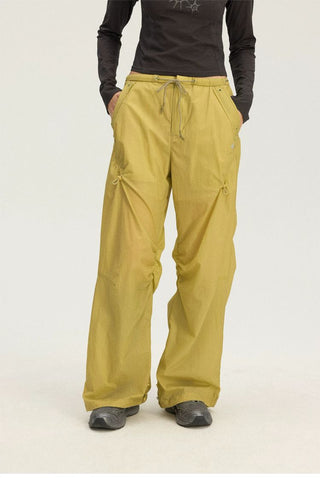 [Monterest] UPF50+ Water-Resistant Ruched Parachute Pants