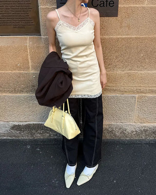 Curved Sage Wide Pants