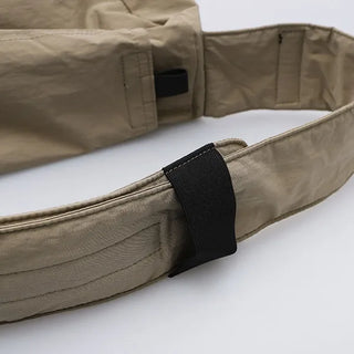 Oversized nylon sling bag