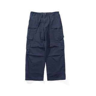 [Monterest] Grid Cotton Drawstring Paratrooper Pants
