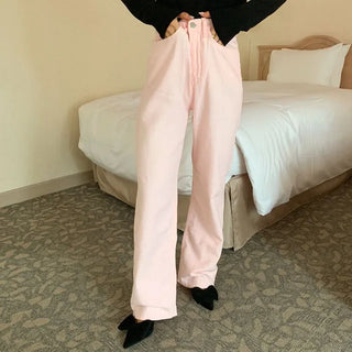 Linen straight pants