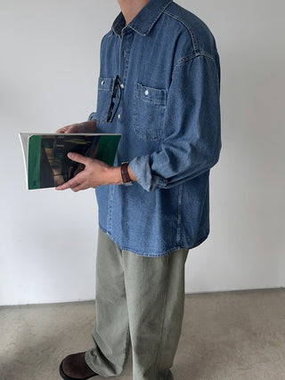 Dijon Pocket Denim Overshirt