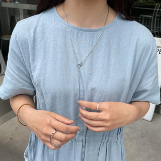 long round loop necklace