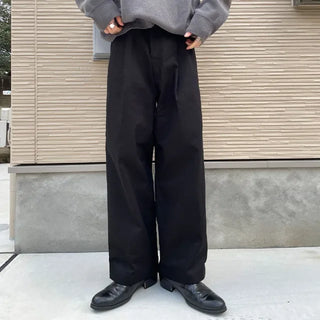 Wide cotton pants