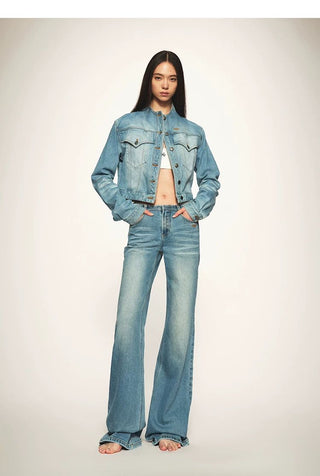 [NOTAWEAR] Natural Waist Straight Leg Jeans