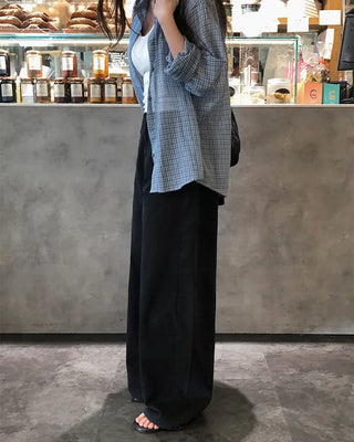 Summer wide chino pants