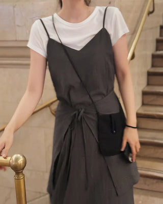 Layered bustier dress