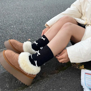 Sheepskin boots