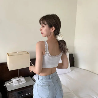 Lace-layered bralette