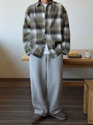 Encore Wool Tartan Check Shirt