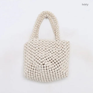 Beaded tote bag