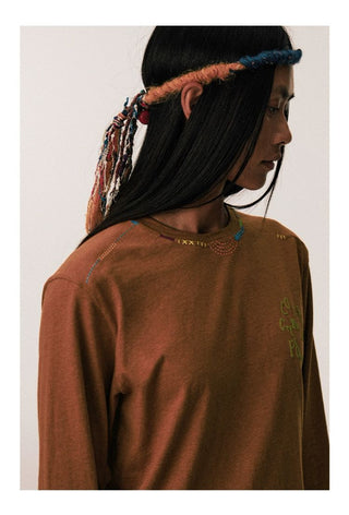 [CONP] Hand-Embroidered Antibacterial Long Sleeve