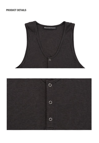 [MASONPRINCE] Striped Sleeveless Top
