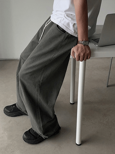 Noah Washed Pintuck Balloon Pants