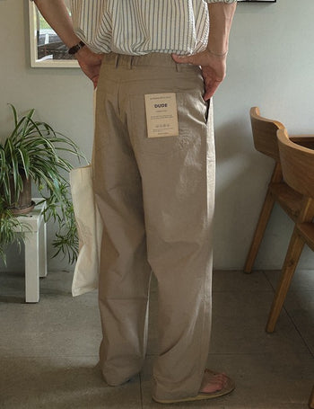 DUDE Standard Summer Cotton Pants (4 colors, M~L)