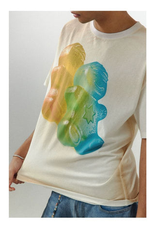CONP Gummy Man Spray T-shirt (White)