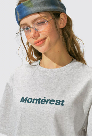 [Monterest] Quick-Dry Antibacterial Logo Crewneck Tee