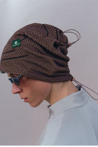 [Monterest] Fleece Beanie with Dual Track Drawstring