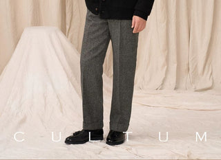 [CULTUM] Wool Shawl Collar Cardigan