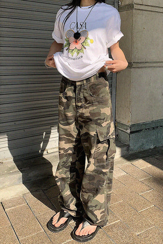 floral print short-sleeve t-shirt