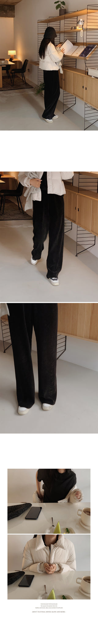 (basic/long) Corduroy Training Pants - 4 colors