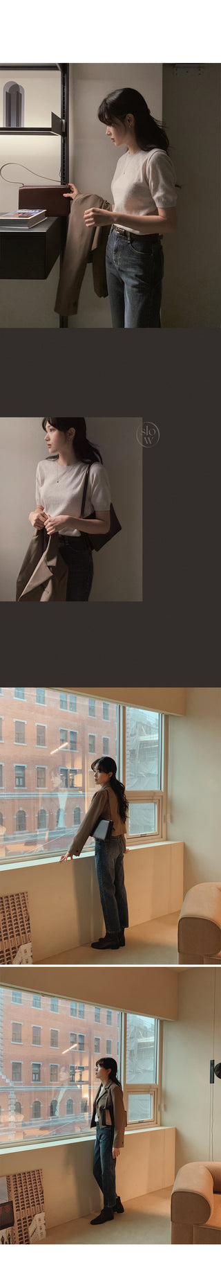 (basic/long) Land Dark Denim Pants