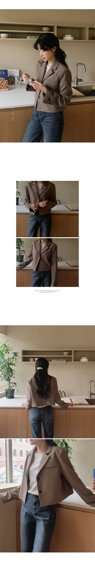 (basic/long) Land Dark Denim Pants