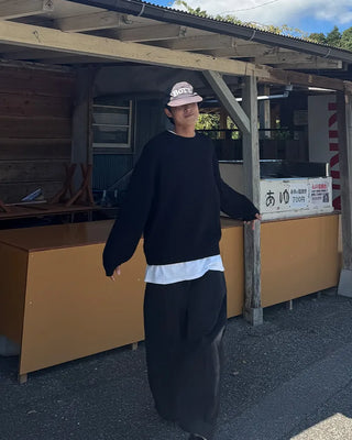 Crew Neck Rib Knit