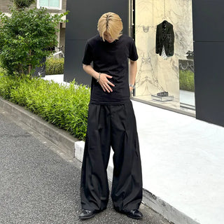 Pointed balloon fit slacks