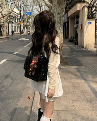 Shirred peplum camisole