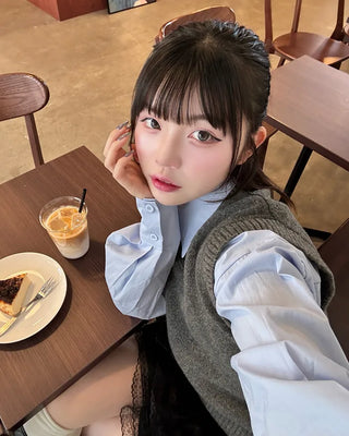 Colorful loose-fit cotton shirt