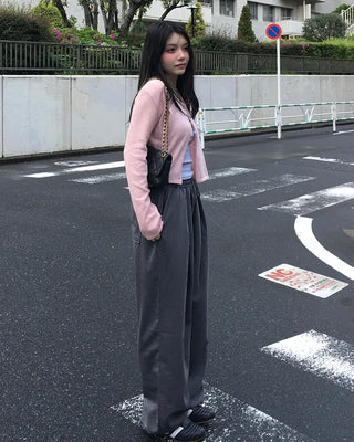 Colorful Basic Cardigan