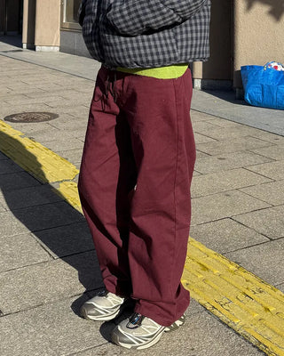 Basic Cotton Wide Pants