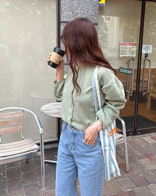 Loose Round Cardigan
