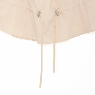 String Shirring Sleeveless Blouse