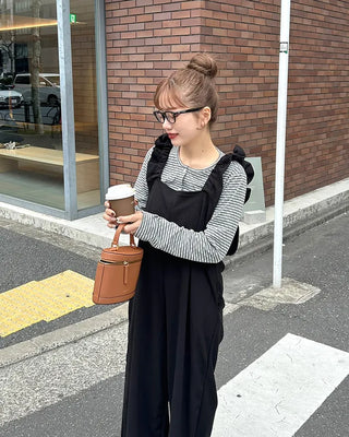 Frill Sleeveless Jumpsuit