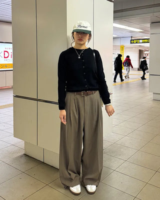 (Unisex) Pintuck Balloon Slacks