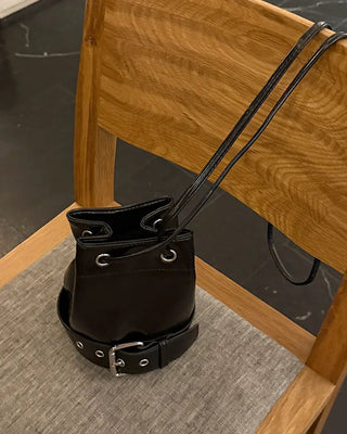 Belt bucket bag