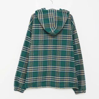 (Unisex) String Check Zip-Up Hoodie