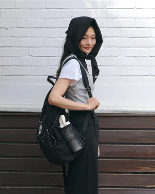 [8th Re-release] [BEST 50] [6th Re-release] (ORIGINAL) Line Cotton Scarf (black)