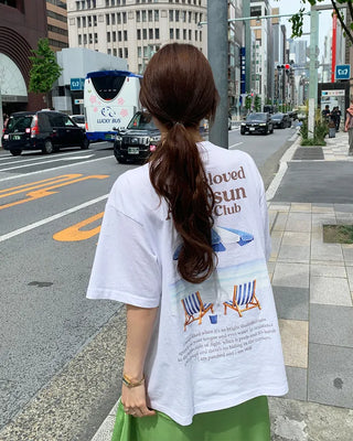 Back print T-shirt